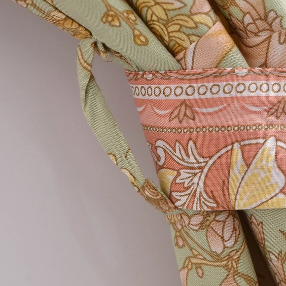 SOLD OUT Butterfly Fields Floral Pastel Casual Kimono Open Duster Wrap Coverup - Picture 5 of 11